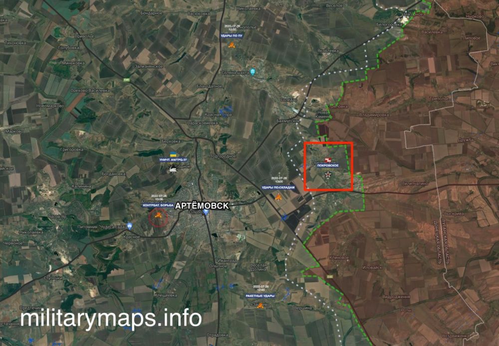 #Покровское Подтверждается контроль союзников над северной частью н.п. Покровское, бои за который шли несколько дней