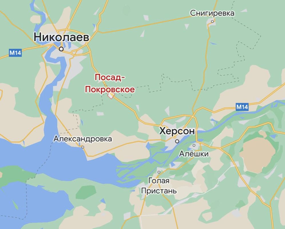 Контрнаступление ВСУ на юге, район — севернее Посад-Покровского: