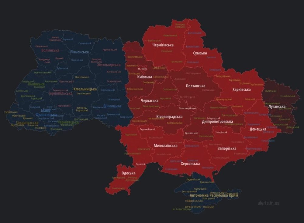 Половина Украины сейчас слушает вой воздушной тревоги