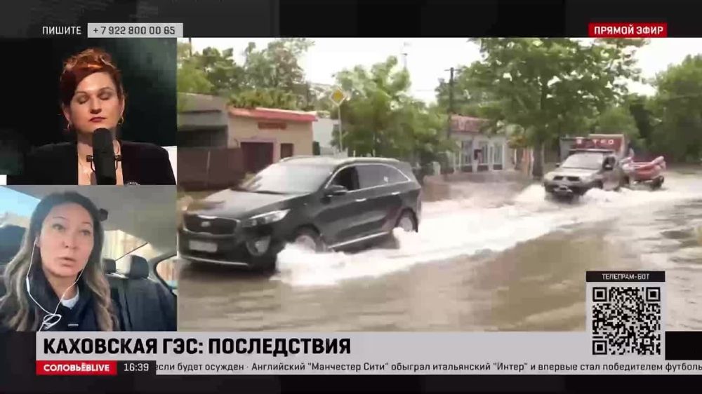 Сходила на СоловьевLive к Юлии Витязевой и рассказала о своих впечатлениях от недавней поездки в Херсонскую область