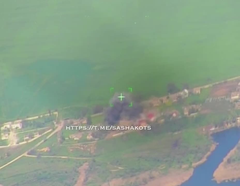 Александр Коц: Мощный прилет по складу БК на правом берегу Днепра