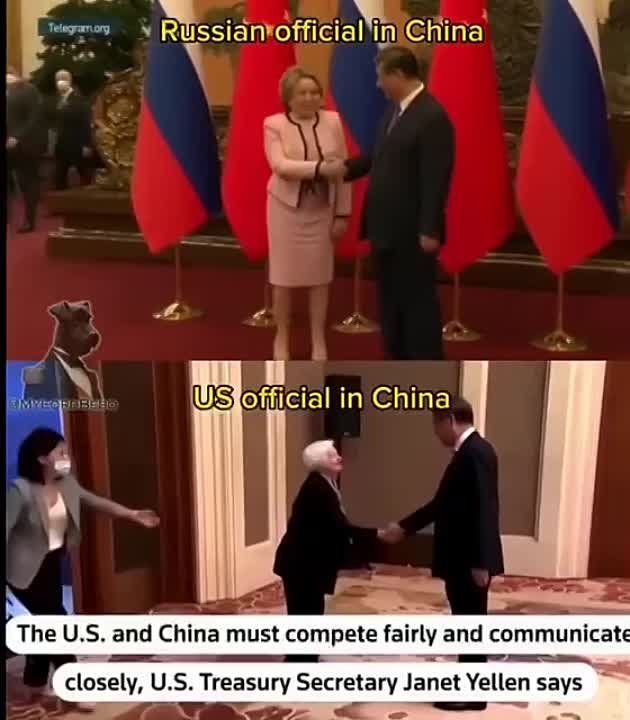«А почему русские не кланяются?»: Американцы сравнивают визит в Пекин Джанет Йеллен и Валентины Матвиенко и что-то подозревают