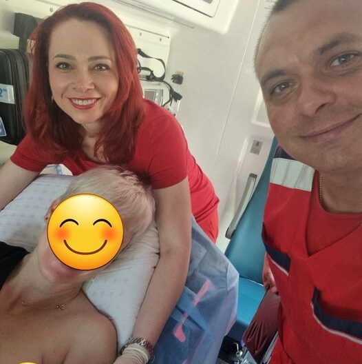 Вчера бригаде экстренной медицинской помощи Никополя пришлось принимать роды… дома