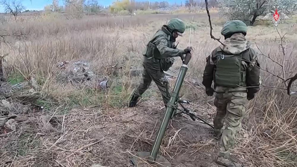 Владислав Шурыгин: Минометчики уничтожили две группы пехоты ВСУ на подходе к российским позициям на левом берегу Днепра