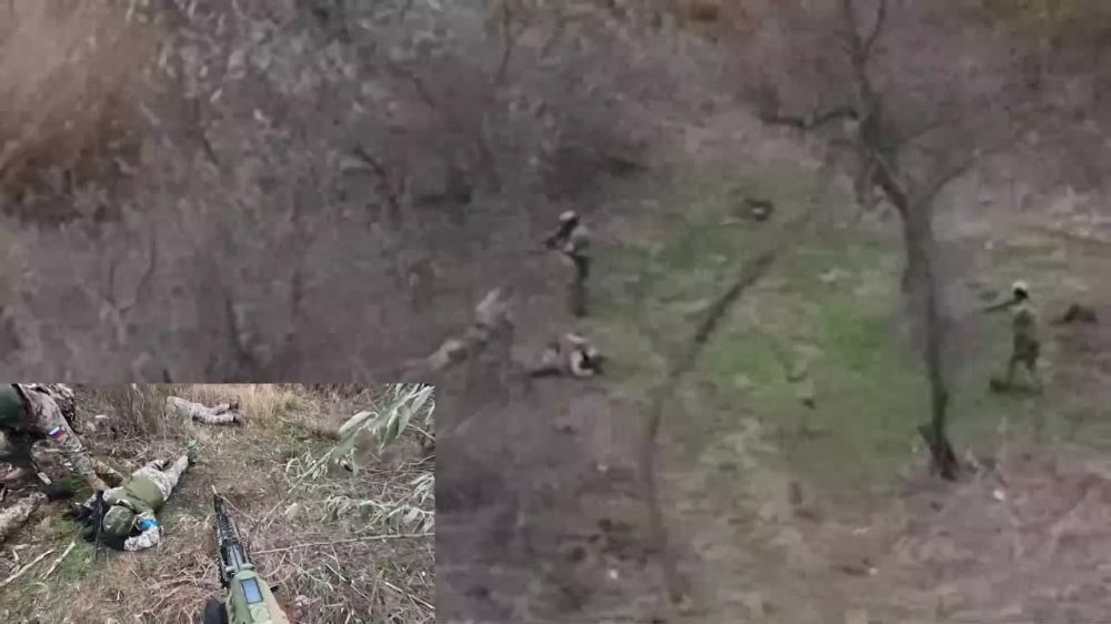 Трое украинских солдат приплыли на левый берег Днепра и сразу попали в плен к нашим бойцам