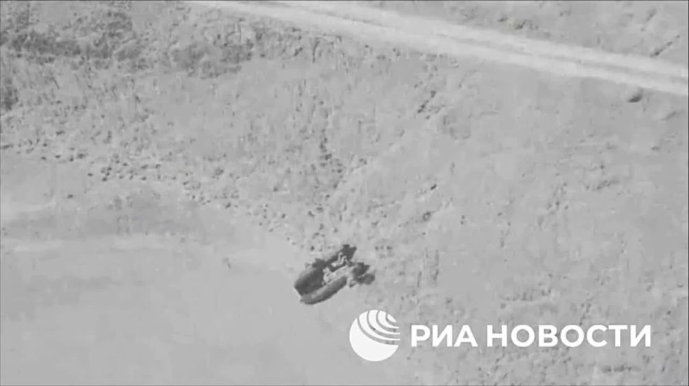 Разведывательный коптер ВС РФ снял момент расстрела украинскими военными своих сослуживцев