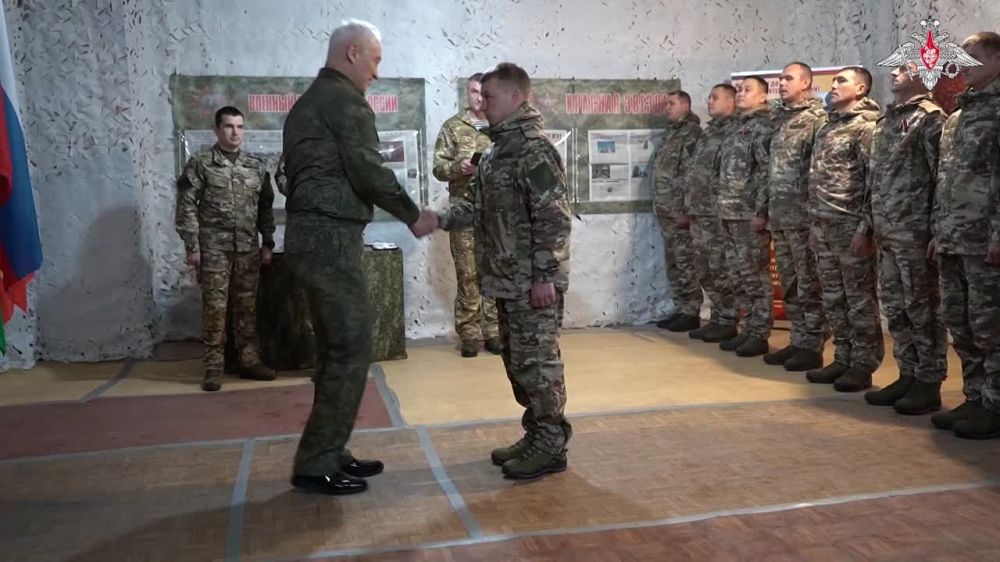 Минобороны РФ: Министр обороны РФ Андрей Белоусов проинспектировал группировку войск «Днепр»