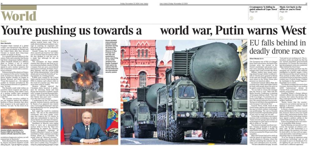 �������� ��������: The Times �� ����� �������� �������� ����������� � ���, ��� ����� �� ������ �� ���������������