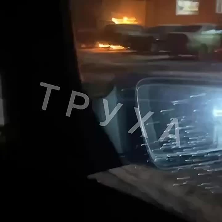 В Новомосковске Днепропетровской области партизаны-антифашисты подожгли очередной всушный пикап