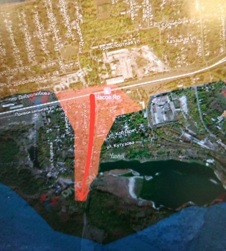 Десантники идут вперёд на Часовоярском направлении