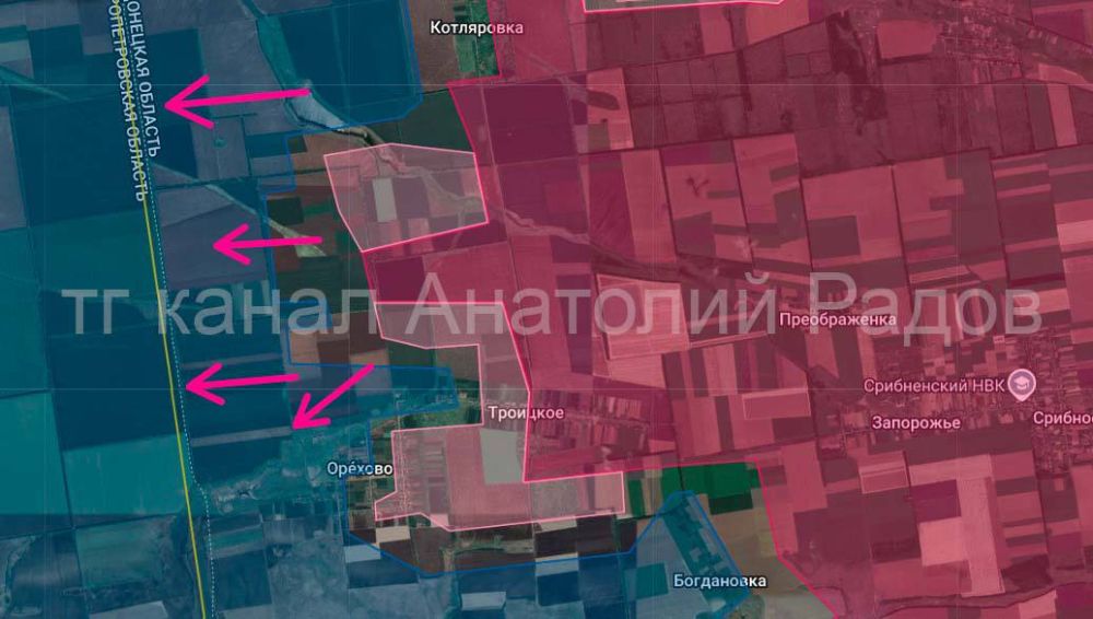 До перемирия наши бойцы продолжали наступление в сторону Днепропетровской границы, до которой осталось на данный момент 1,8 км