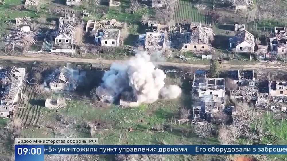 Расчеты гаубиц «Мста-Б» уничтожили пункт управления дронами