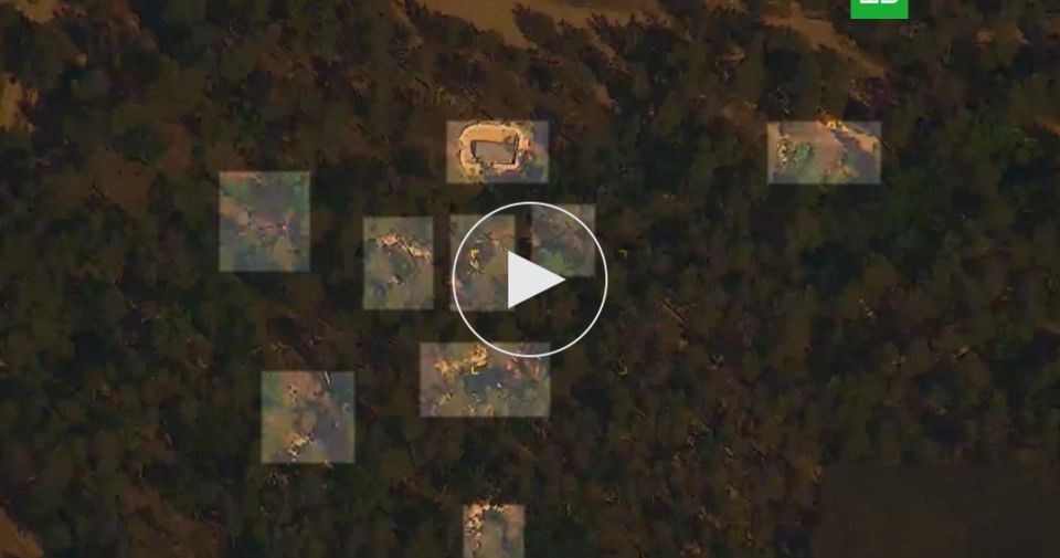 Минобороны показало удар «Искандера» по палаточному лагерю ВСУ