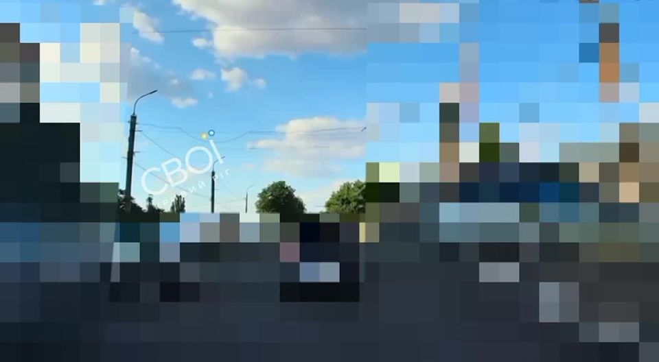 Моменты прилета "Гераней" по объектам в Кривом Роге