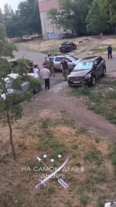 Конфликт местных жителей с ТЦК произошел сегодня и в Кривом Роге