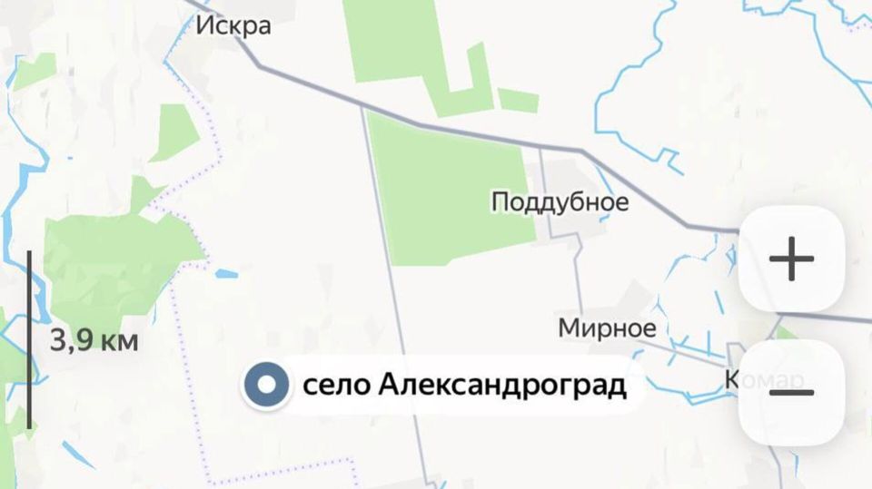 Российские военные вплотную подошли к селу Александроград