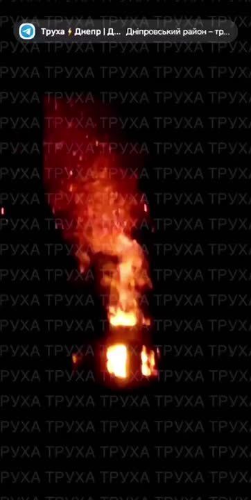 Хроника ночных ударов БПЛА по Днепропетровской области, по Павлоградскому району