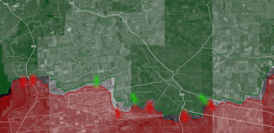 «На Запорожском направлении ВС РФ развивают наступление в условиях ожесточенного сопротивления ВСУ на участке Каменское-Степногорск