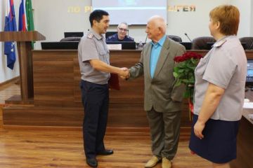 90-летний юбилей отметил первый начальник Управления исполнения наказаний по Республике Адыгея Владимир Аведов