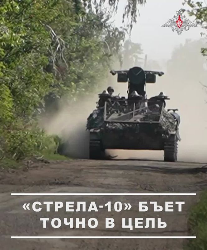 Минобороны России: Расчет ЗРК «Стрела-10» группировки войск «Центр» уничтожил БПЛА «Шарк» ВСУ на Красноармейском направлении