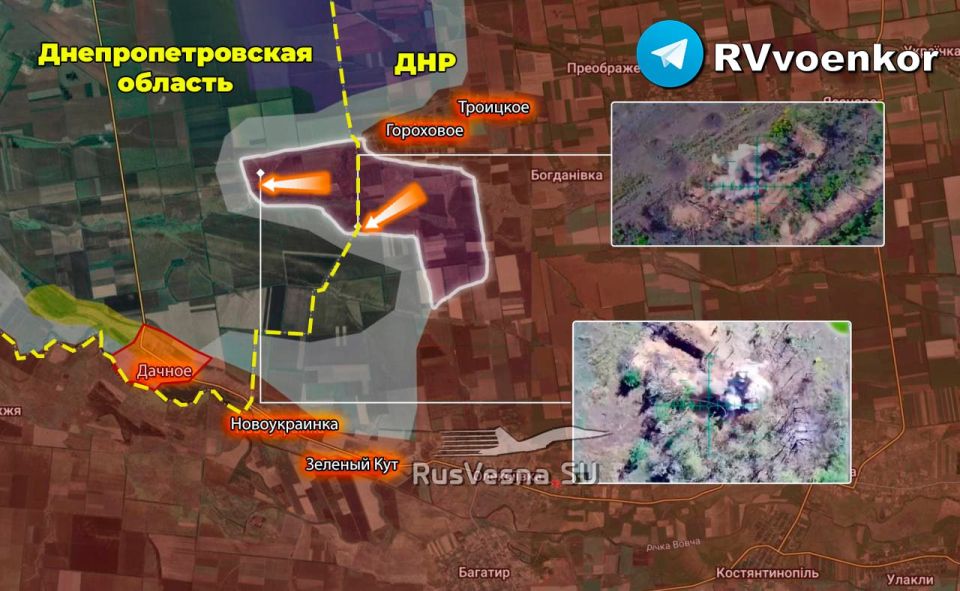 Армия России активно продвигается в Днепропетровской области