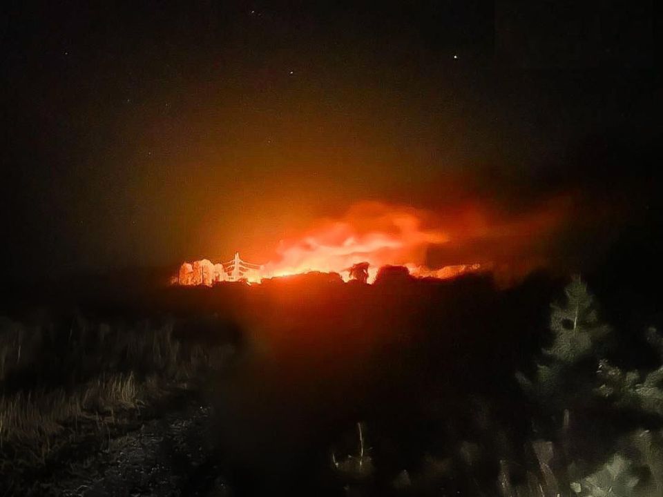 Юрий Котенок: Ночное зарево над Винницкой областью, по которой сегодня отработали "Герани"