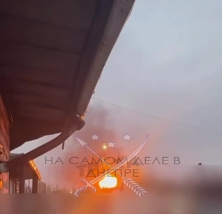 В Терновке после прилёта "Герани" детонация чего-то серьёзного