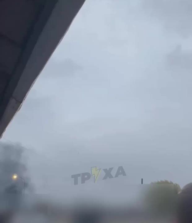 Момент прилета "Шахеда" в Терновке Днепропетровской области