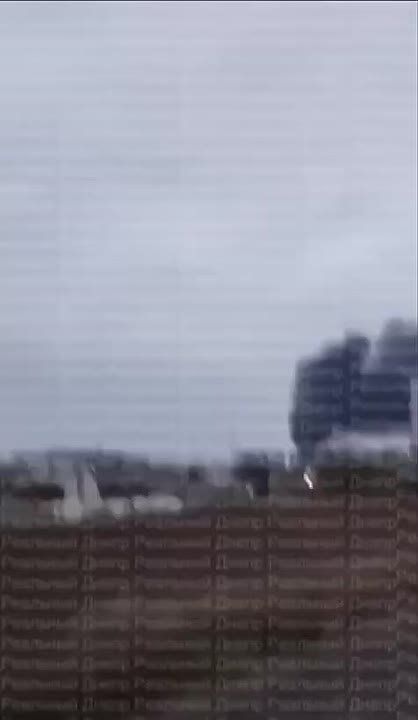 Момент удара "Герани" по объекту ВСУ на территории шахты в Павлоградском районе Днепропетровской области