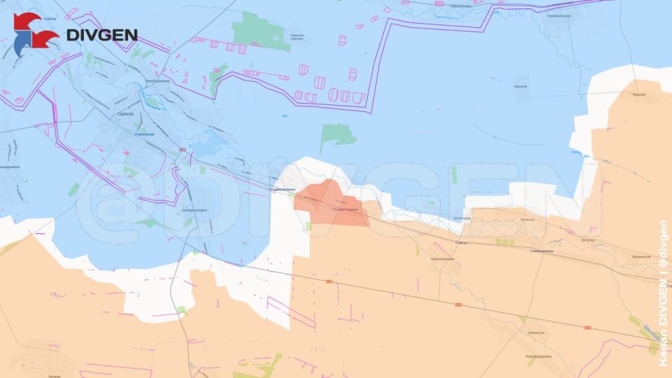 Ореховское направление. ВС РФ заняли новые позиции в Малой Токмачке