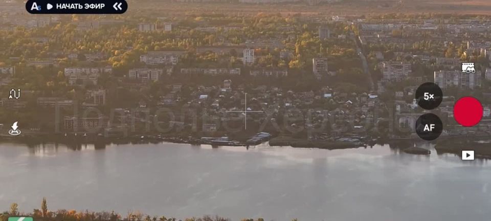 На утро 21 октября поступают сообщения об активной работе артиллерии ГрВ "Днепр» по поступающим резервам противника