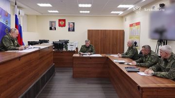 Доклад Начальника Генерального штаба генерала армии Валерия Герасимова на совещании с Президентом: