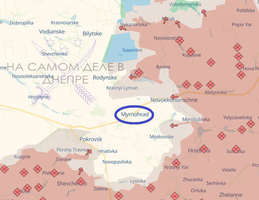 Для ВСУ в районе Покровска ситуация ухудшилась: по словам представителя группировки украинских войск "Восток" Григория Шаповала, российские войска продвинулись к окраинам Мирнограда, и сейчас там идут бои прямо на улицах