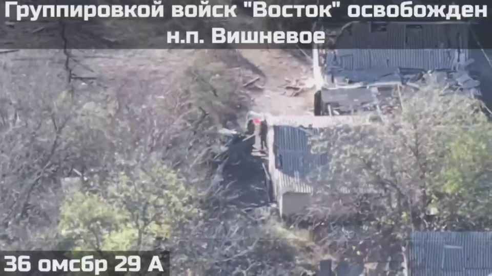 Марат Хайруллин: Подразделения группировки войск «Восток» продвинулись в глубину обороны противника и освободили населённый пункт Вишневое Днепропетровской области