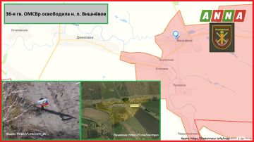 36-я гв. ОМСБр освободила н. п. Вишнёвое