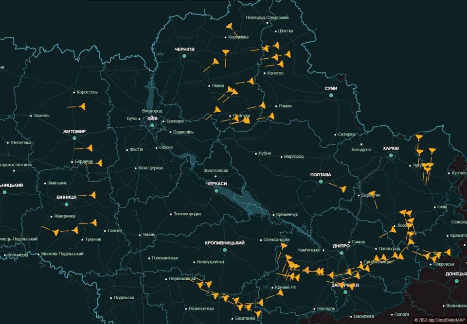 Массированный удар: ВС РФ бьют по объектам врага сразу в нескольких областях Украины