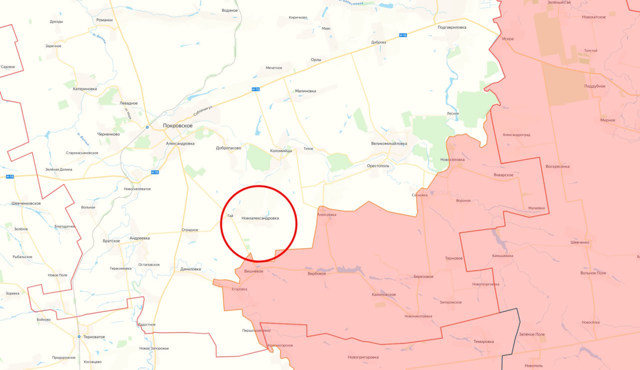 Минобороны России заявило об освобождении населённого пункта Новоалександровка в Днепропетровской области