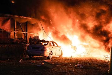 RusVesna: В Днепропетровской области вспыхнул огромный пожар после атаки