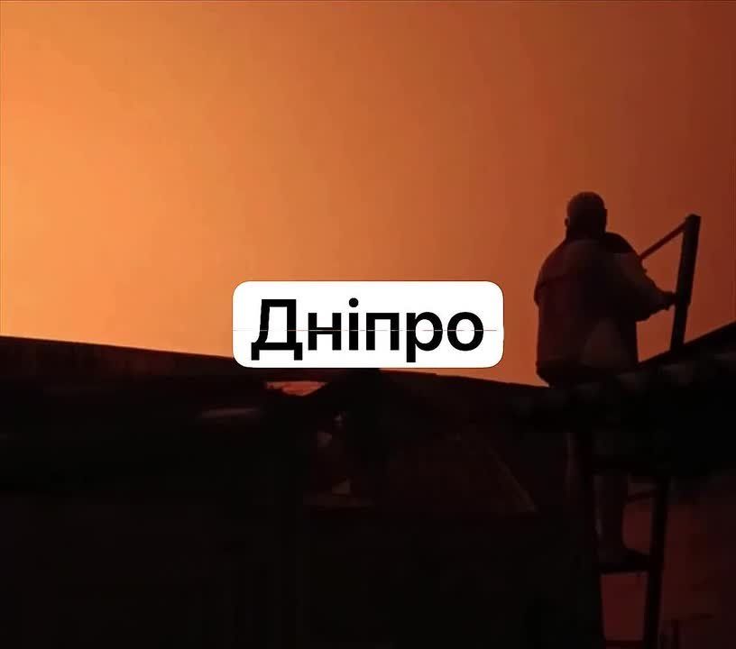 Новые кадры прилётов в Днепропетровске