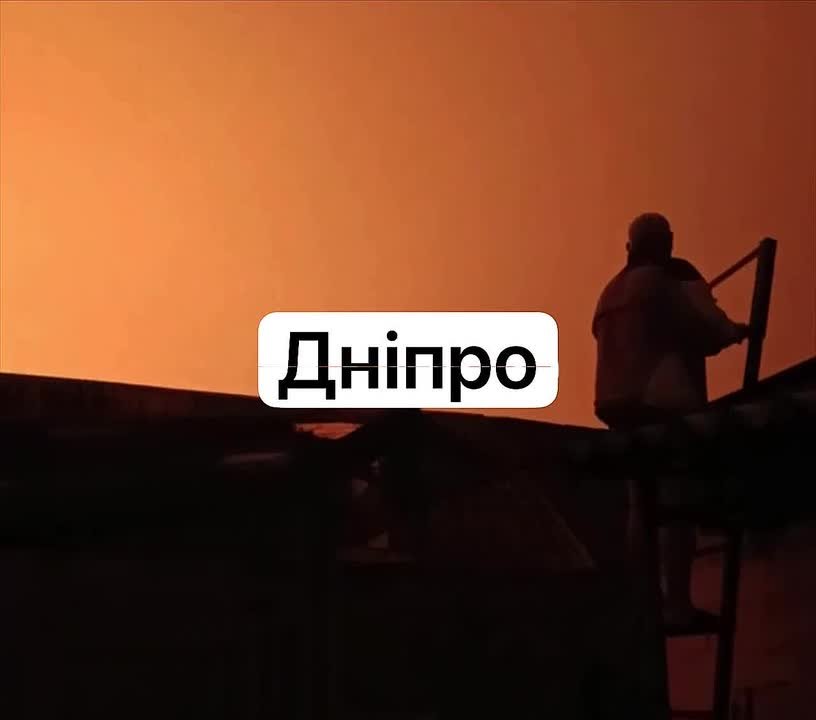 Новые кадры прилётов в Днепропетровске