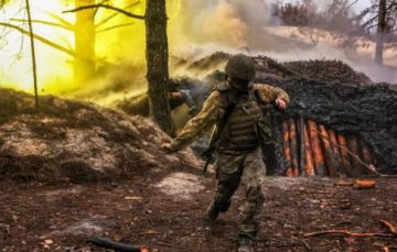 Танки Т-80БВМ уничтожили позиции ВСУ в Днепропетровской области