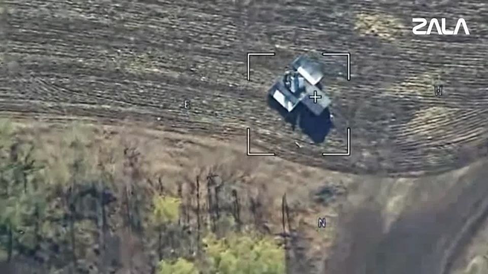 Установка для запуска украинских БПЛА уничтожена ударом расчета ZALA «Ланцет»