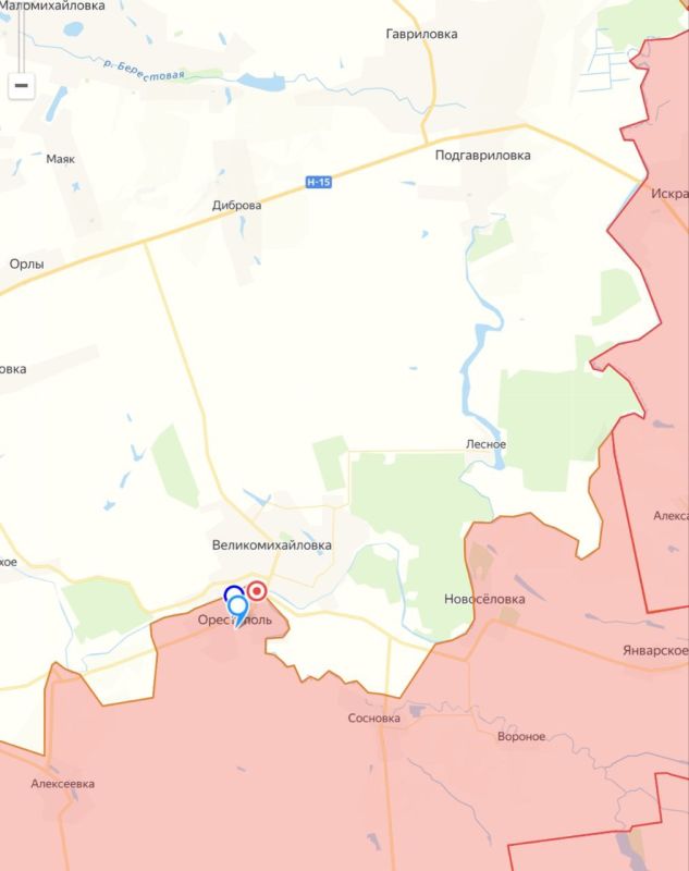 ВС РФ освободили населенный пункт Орестополь в Днепропетровской области - МО РФ