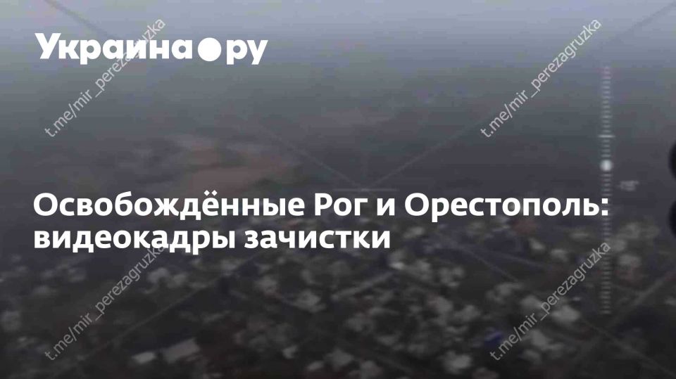 Освобождённые Рог и Орестополь: видеокадры зачистки