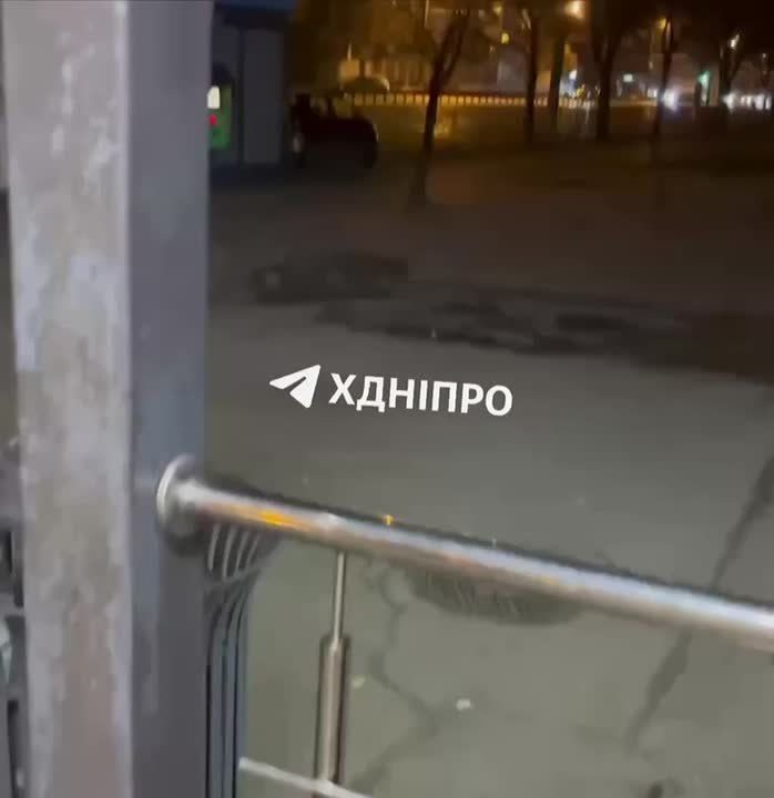 Пролёт дрона Герань-2 над Днепропетровском