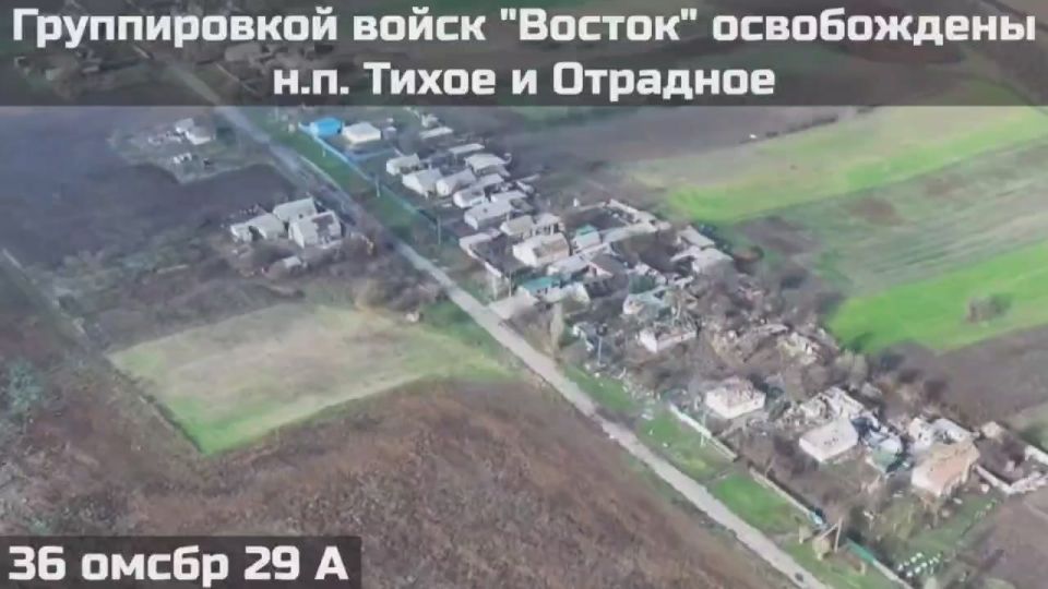 Ещё три населённых пункта за минувшие сутки остались за ВС РФ – Петровское Донецкой Народной Республики, Тихое и Отрадное Днепропетровской области