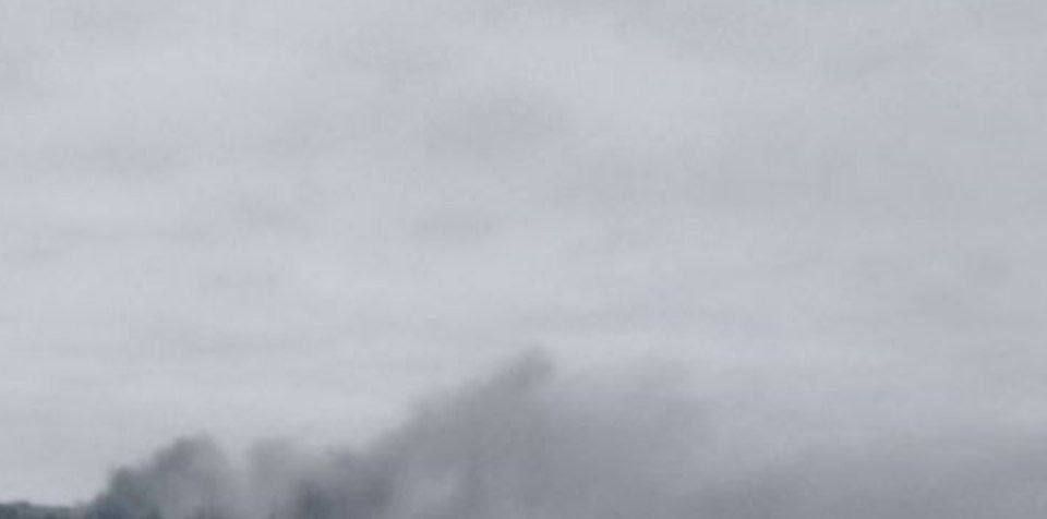 На месте прилётов в Днепропетровске дым от пожара