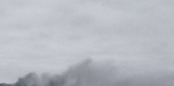 На месте прилётов в Днепропетровске дым от пожара