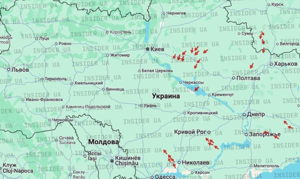 "Герани" атаковали цели в Кривом Роге