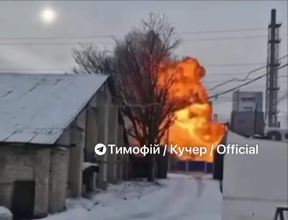 Кадры взрыва в Днепропетровске